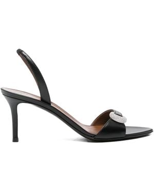 Giuseppe Zanotti 70Mm Harissa Slingback Crystal-Embellished Sandals - Metallic