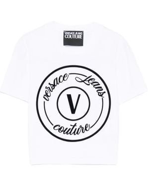 Versace Jeans Couture ロゴプレート Tシャツ - ホワイト