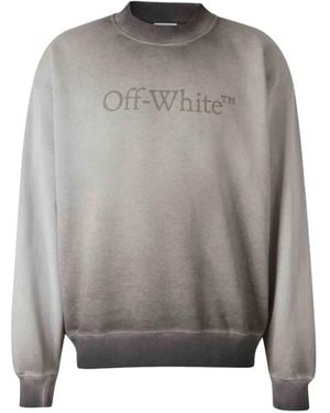 Off-White c/o Virgil Abloh Logo-print Sweatshirt - グレー
