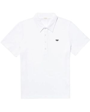 Fursac Piqué Organic-Cotton Polo Shirt - White