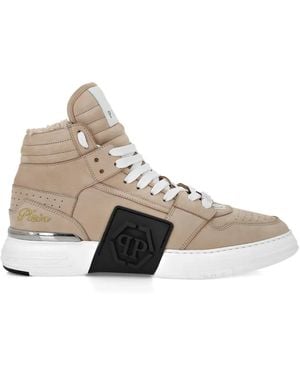 Philipp Plein Sneakers Con Applicazione - Neutro