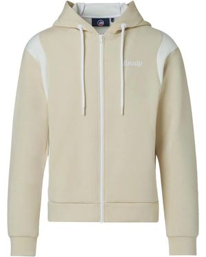 Fusalp Sudadera con tejido jersey y capucha - Blanco
