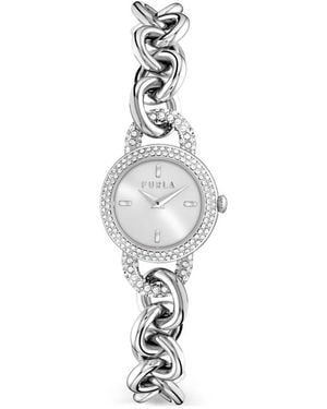 Furla Crystal Armbanduhr 34Mm - Weiß