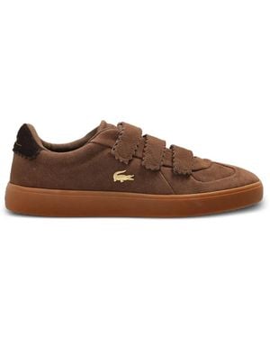Lacoste Baseshot Pro Low-Top Sneakers - Brown