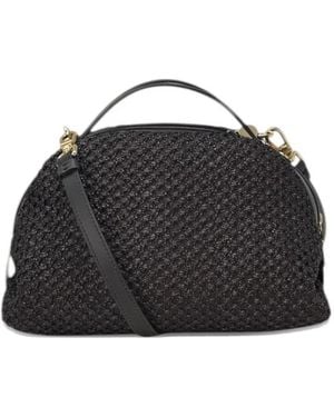 Borbonese Small Bowler Shoulder Bag - Black