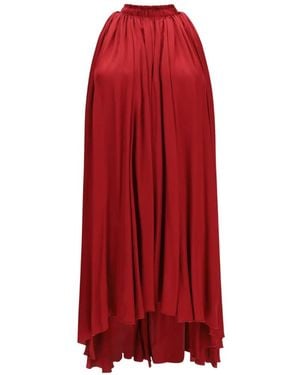 Sa Su Phi Aria Draped Midi Dress - Red