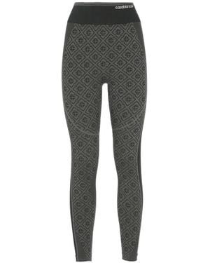 CASABLANCA Monogram-Print Seamless Leggings - Grey