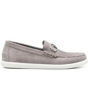 Fendi O'Lock Loafers - Grey