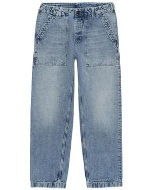 Fortela Newfatigue Bleach-Wash Jeans - Blue