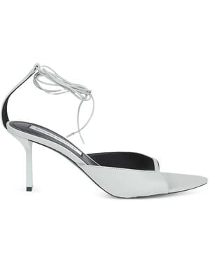 Victoria Beckham Eliza Leather Sandals - White