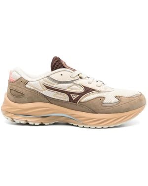 Mizuno Wave Rider B Trainers - Natural