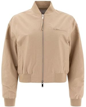 The Loom Zip-Front Bomber Jacket - Natural