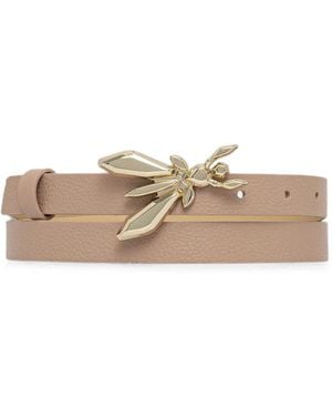 Patrizia Pepe Fly-Buckle Belt - Natural
