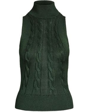Ralph Lauren Pullunder Mit Zopfmuster - Grün