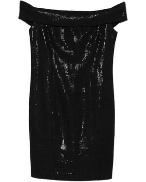 ELEH Minikleid mit Pailletten - Schwarz