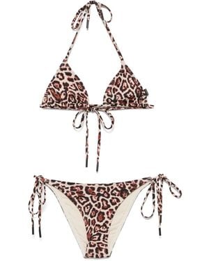 Goldbergh Bikini Met Dierenprint - Wit