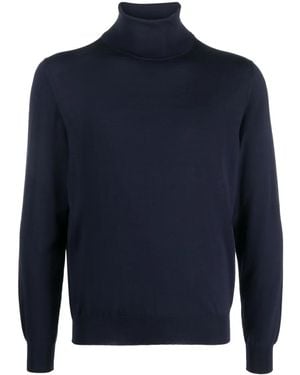 Kiton タートルネック セーター - ブルー