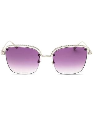 Chopard Sonnenbrille Mit Logo - Lila