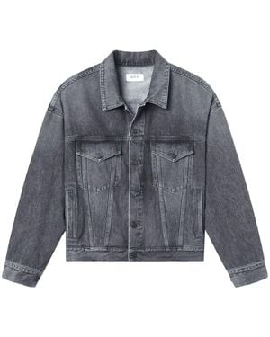 Agolde Stefano Flap-Pocket Jacket - Gray