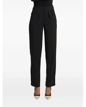 Contessa Mills Medusa Fringe-Trimmed Trousers - Black