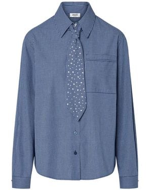 Liu Jo Shirt With Tie - Blue