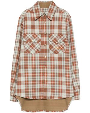 Forte Check Pocket Shirt - Natural