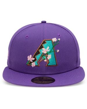 KTZ Patch Bloom Fitted Hat - Purple