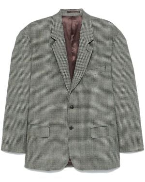 Random Identities Blazer Met Print - Grijs