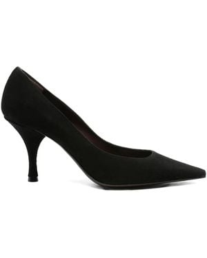 Roberto Festa 80Mm Pointed-Toe Suede Court Shoes - Black