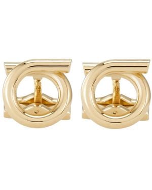 Ferragamo ガンチーニ カフスボタン - メタリック