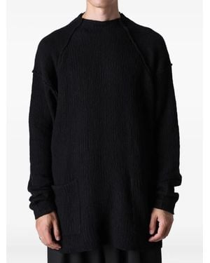 The Viridi-anne Pullover im Distressed-Look - Schwarz