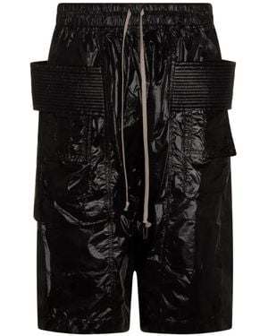 Rick Owens Drawstring-Waist Shorts - Black