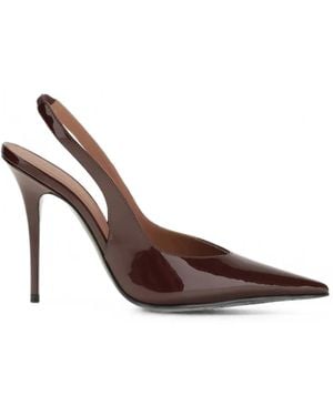 AMINA MUADDI Anok Slingback Court Shoes - Brown