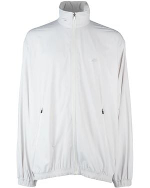 Balenciaga Chaqueta de chándal con logo - Blanco