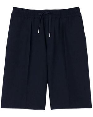 Sandro Jersey Bermuda Shorts - Blue