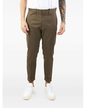 Low Brand Cooper Cuffed Trousers - Grey