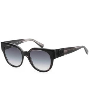 Longchamp Gafas De Sol Con Montura Redonda - Negro