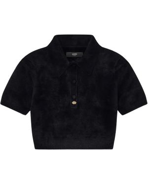 Amiri Short-Sleeved Polo Top - Blue