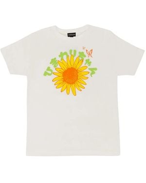 CALLIPYGIAN Flower Baby T-Shirt - White