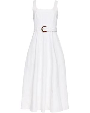 Cinq À Sept Cambree Denim Dress - White