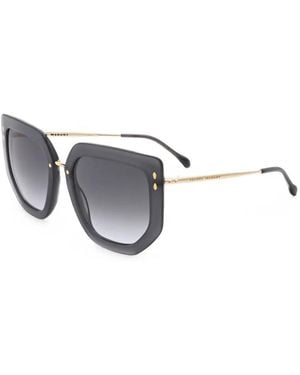 Isabel Marant Geometric-Frame Sunglasses - Metallic