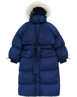 Bimba Y Lola Gefütterter Mantel - Blau