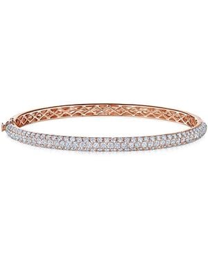 Kwiat 18Kt Rose Diamond Moonlight Medium Bangle - Pink