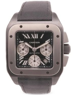 Cartier Santos 100 Chronograph 41Mm Watch - Gray