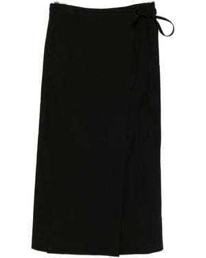 DUNST Wrap-Tie Skirt - Black