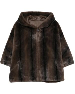 Betta Corradi Zip-Up Hooded Jacket - Black