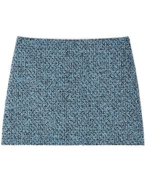 Gucci ツイード ミニスカート - ブルー