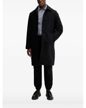 ARMANI EXCHANGE Abrigo Con Botones - Negro