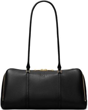 Tory Burch Marshmallow サッチェルバッグ - ブラック