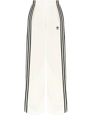 adidas Three-Stripe Track Pants - White